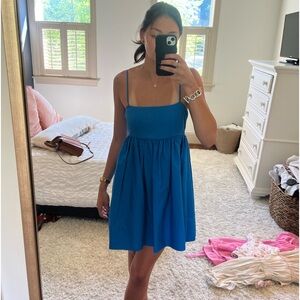 Zara Blue babydoll dress